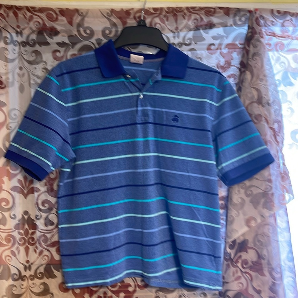 Men’s Brooks Brothers Multi Shade of Blue Striped Polo